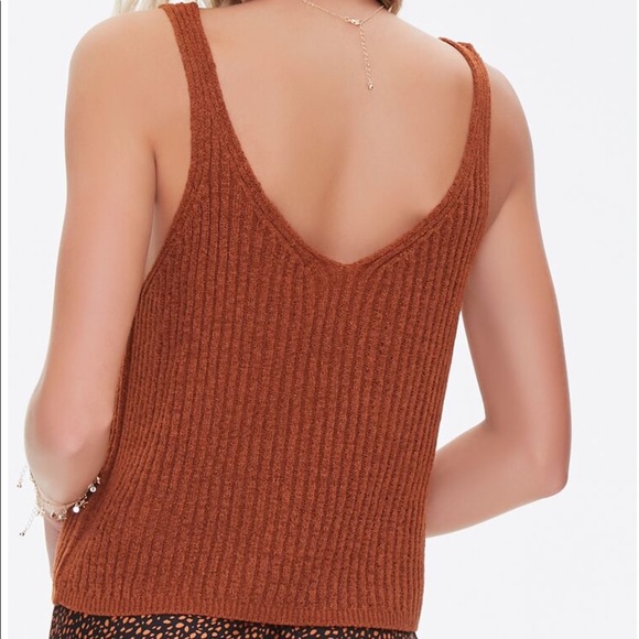 ✨ SOLD ✨ Forever 21 | Sweater-Knit Tank Top - Picture 3 of 4